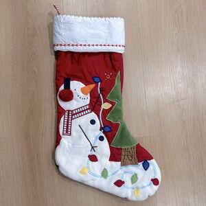Pottery Barn Kids Quilted Christmas Stocking